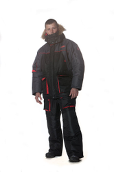 Зимний костюм для рыбалки Canadian Camper Siberia (black)