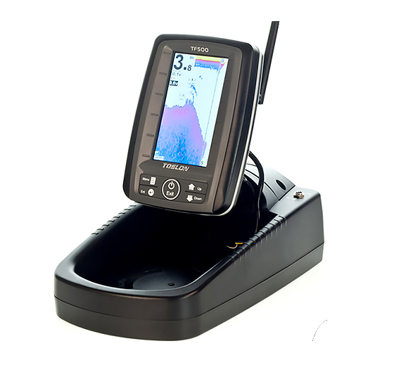 Эхолот Fish-finder Беспроводной цветной для корабликов TF-500