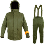 Демисезонный костюм для рыбалки и охоты Graff 661/761 (хлопок, оливковый)