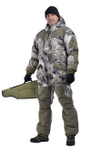 Зимний костюм для рыбалки и охоты URSUS "Nordwig Donbass" зимний кмф т.Алова мембрана "Снежный лес" -25°C