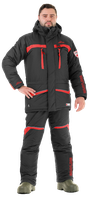 Зимний костюм для рыбалки Novatex «Cоболь» -45 (Таслан, Темно – серый) GRAYLING