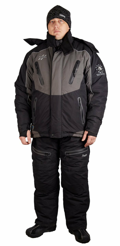 Зимний костюм для рыбалки Canadian Camper Tundra (black/grey)