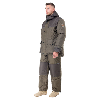 Зимний костюм для рыбалки и охоты Huntsman ПОЛЮС V (Cell, хаки)