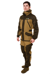 Летний костюм для охоты и рыбалки ONERUS "Горный" на молнии (Палатка, светлый Хаки)
