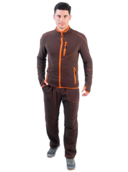 Термобелье туристическое TRITON Флисовый костюм Рич (Флис, коричневый) 