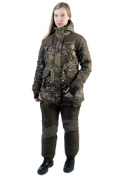 Зимний костюм для рыбалки и охоты TRITON Горка -40 Женская (Алова, бежевый)
